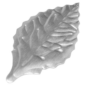 Silver Foil Leaves 1 3/8″ 144 count