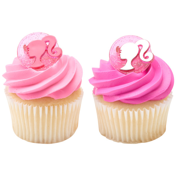 Barbie Silhouette Cupcake Rings 12 count - Image 3