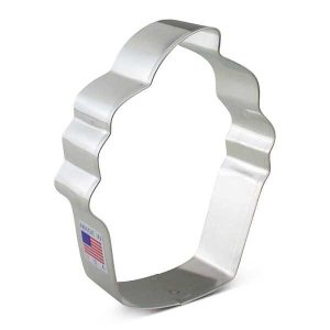 Swirl Cupcake Cookies Cutter 4 inch each