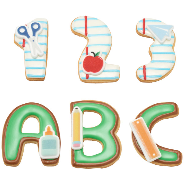 School Rules Icon Dec-Ons 6 count - Image 2