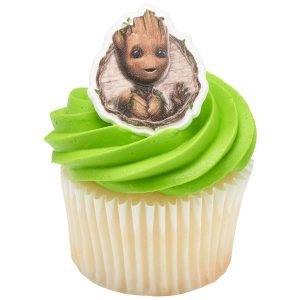Marvel Studios I Am Groot Cupcake Rings 12 count