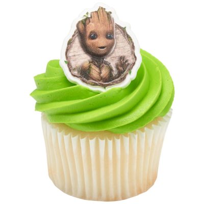 Marvel Studios I Am Groot Cupcake Rings 12 count