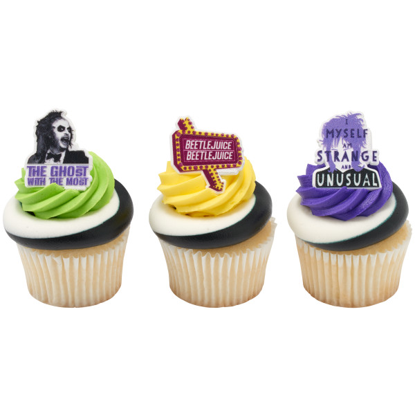 Beetlejuice Cupcake Rings 12 count - Image 2