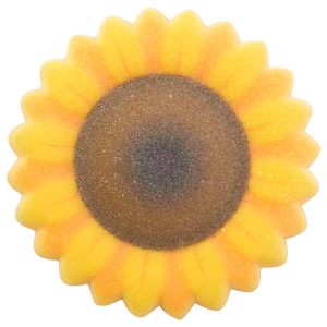 Sunflower Dec-Ons 1.2 x 1.2 x 0.15 inches 4 count