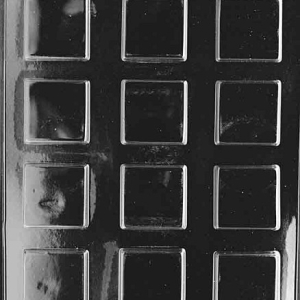 Plain Square Mint Mold 12 Cavity Each