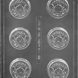 Pumpkin, Ghost, Spider, Web Cookie Candy Mold 6  Cavity Each