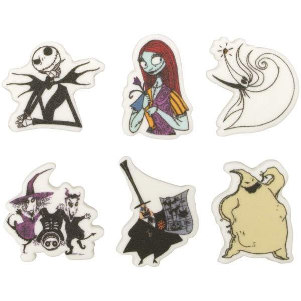 Disney Tim Burton's The Nightmare Before Christmas Sweet Decor 6 count