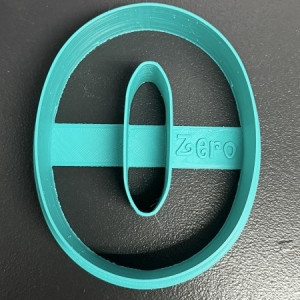 Number 0 Cookie Cutter