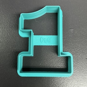 Number 1 Cookie Cutter