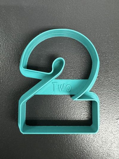 Number 2 Cookie Cutter