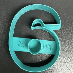 Number 6/9 Cookie Cutter