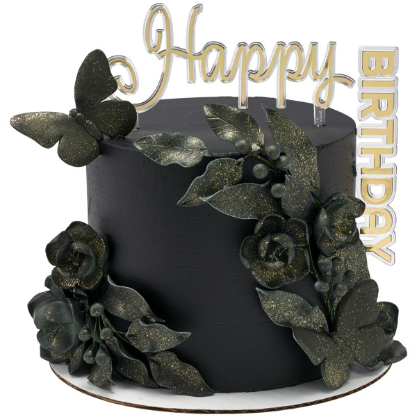 Happy Birthday Gold Vertical Layon 2 count - Image 3