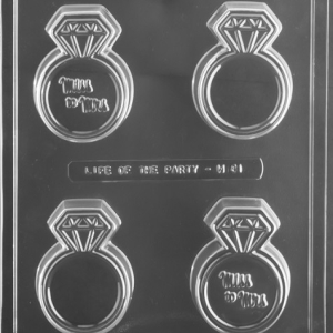 Wedding Ring Cookie Ms to Mrs 4 Cavatiy Each