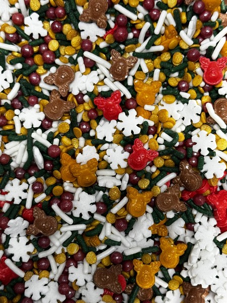 Rudolf Kisses Sprinkle Mix 5 ounce