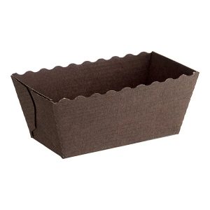 EasyBake Brown Mini Loaf Scallop Edge 3 1/8″ x 1 9/16″ x 1 5/8″ 6 count