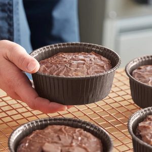 Ecos Round Baking Mold 110/37 3 5/8″ x 1 1/2″ Tall 6 count