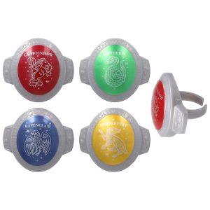 Harry Potter Hogwarts House Rings 12 count