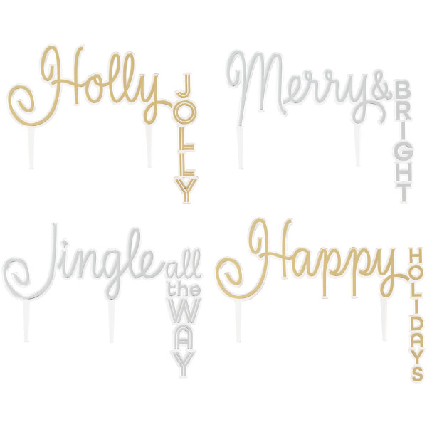 Holly Jolly Assortment Vertical Layon Each