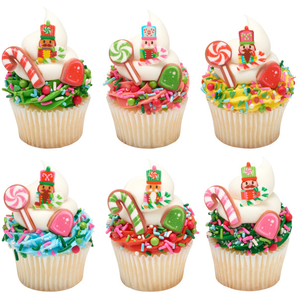 Nutcracker Assortment Sweet Decor Edible Decor 8 count - Image 2