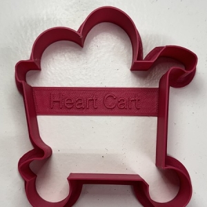 Heart Cart Cookie Cutter