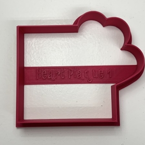Heart Plaque 1 Cookie Cutter