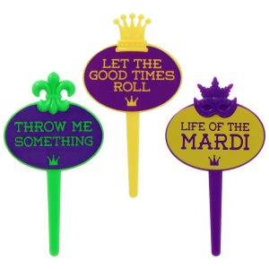 Life of the Mardi DecoPics 12 count