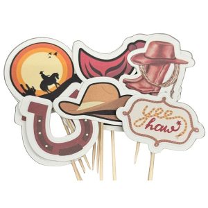 Cowboy Cupcake Picks 12 count