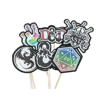 Dungeons and Dragons Cupcake Picks 12 count