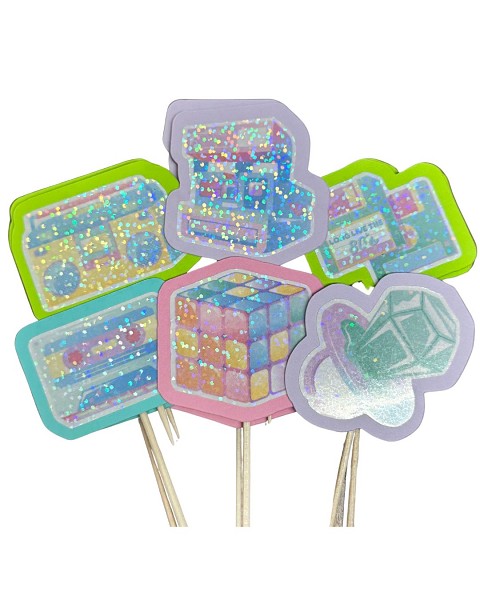 80's Cupcake Picks 12 count