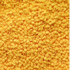 Yellow Mini Confetti Quins 5 ounce