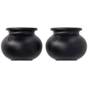 Small Black Cauldron  Layons (2 piece) 6 count