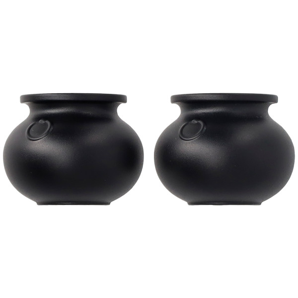 Small Black Cauldron Layons (2 piece) 6 count