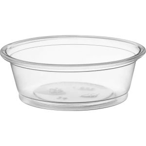 1.5 OZ Disposable Plastic Portion Cups with Lid 10 CT