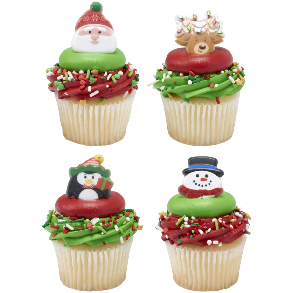 Holiday Icon Cupcake Rings 12 count - Image 3