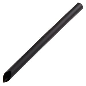 Smoothie Straw Black 9″ Tall Dia cut 20 count