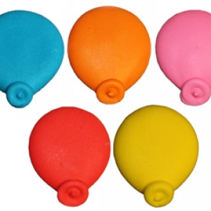Balloon Assorted 1 1/2 inch Royal Icing 5 count