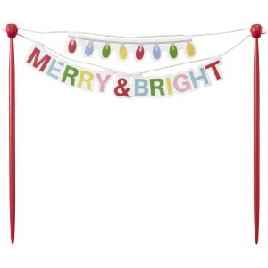 Merry & Bright Banner Layon Each