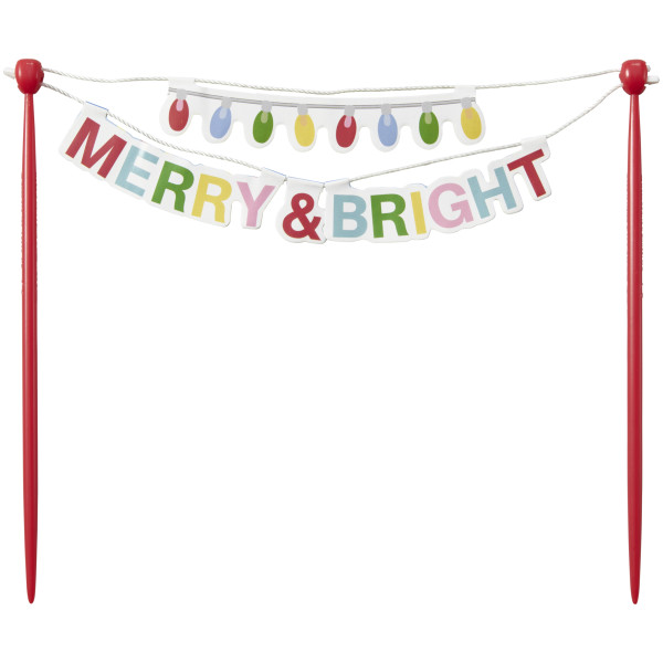 Merry & Bright Banner Layon Each