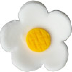 White Blossom Small 5/8″ 25 count