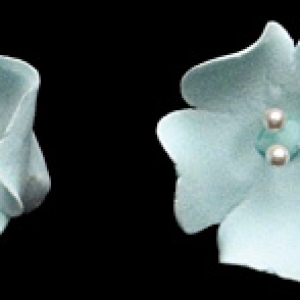 Fruit Blossom Blue 1″ 5 Count