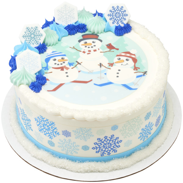 Snowflake Assortment Sweet Decor Printed Edible Decorations 6 count - Image 2