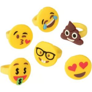 Emoji Rubber Rings 12 count