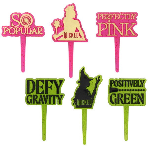 Wicked Elphaba and Glinda DecoPics 12 count - Image 2