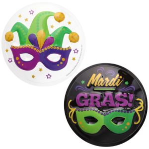 Mardi Gras Mask Pop Top 2 count