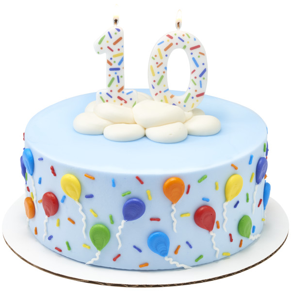 #0 Rainbow Sprinkle Candle Each - Image 3