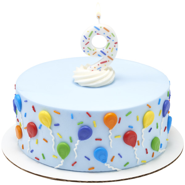#9 Rainbow Sprinkle Candle Each - Image 3
