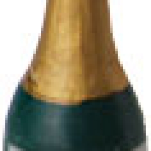 Champagne Novelty Candles Set 6 Candles per set