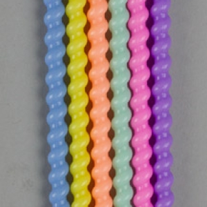 Party Candles Tall Pastel Wave Candles Asstorted 5″ Set 12 Candles per set