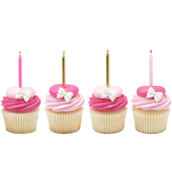 Pink Glitter & Gold Candle 16 Candles - Image 2