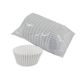 #6 White Candy Cups approx 1000 Count